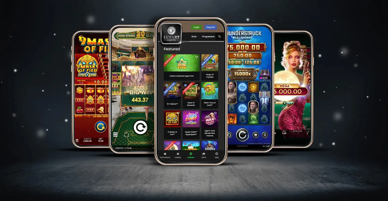 celulares app casinos